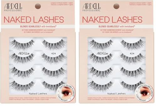 Image 11 of Pesta?s desnudas 424 / 4 Pair (Pack of 2) for the product Ardell Naked Lashes Natural Look False Eyelashes