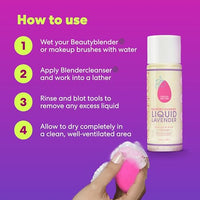 Thumbnail for Image 5 of beautyblender Blendercleanser Tool Wash Lavender Purifying Liquid Soap 3 oz