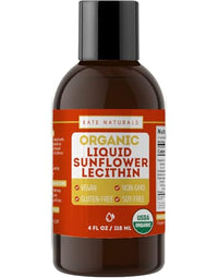 Thumbnail for Image 1 of 4 Fl Oz (Pack of 1) for the product Kate Naturals Sunflower Lecithin Liquid for Cooking and Baking (4oz)