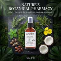 Thumbnail for Image 3 of PURA D'OR Rosemary Peppermint Scalp & Hair Regrowth Strengthening Oil 3.3oz