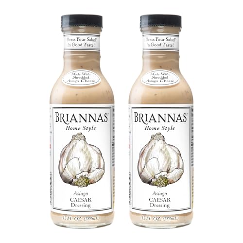 Image 1 of Default Title for the product BRIANNAS Home Style Asiago Caesar Dressing, Gluten Free, Low Sugar, 2 Pack