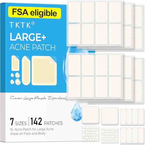 Image 1 of 7 Sizes 142 Count for the product TKTK Large Pimple Patches for Face & Body