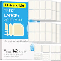 Thumbnail for Image 1 of 7 Sizes 142 Count for the product TKTK Large Pimple Patches for Face & Body