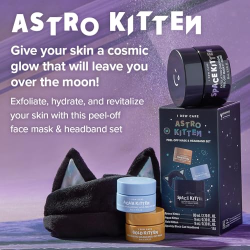 Image 2 of I DEW CARE Astro Kitten Peel Off Face Masks Gift Set