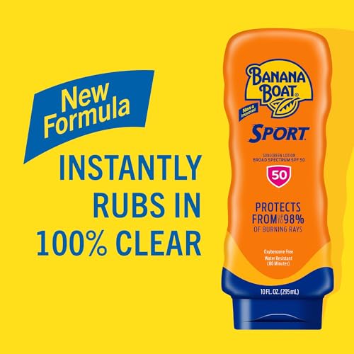 Image 4 of Banana Boat Sport Sunscreen Lotion SPF 50 10 Oz Twin Pack