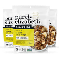 Thumbnail for Image 1 of Default Title for the product purely elizabeth. Banana Nut Butter Keto Granola Grain-Free 3 Ct 8oz Bags