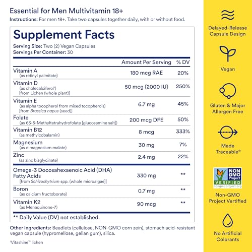 Image 3 of Ritual Men's 18+ Multivitamin - 60 Capsules - 30 Servings