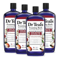 Thumbnail for Image 1 of Default Title for the product Dr Teal's Foaming Bath with Pure Epsom Salt, Shea Butter & Almond, 34 fl oz (Pack of 4)