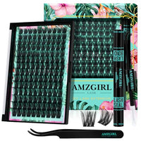 Thumbnail for Image 1 of Default Title for the product AMZGIRL LASH Lash Clusters Kit D Curl Manga Anime Lashes 10-18mm, Sunflower