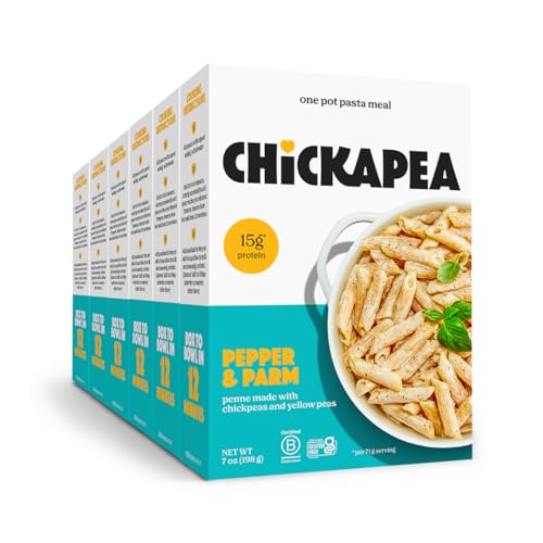 Image 1 of Default Title for the product Chickapea One Pot Chickpea Pasta - Cacio e Pepe - 7 oz (Pack of 6)