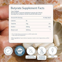 Thumbnail for Image 4 of BodyBio Butyrate Sodium- Postbiotic for Gut & Digestive Support