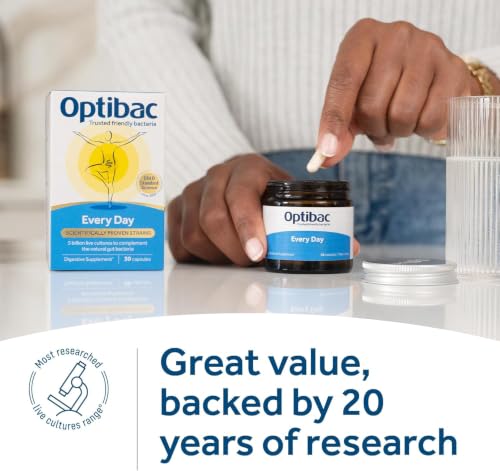 Image 3 of Optibac Probiotics for Women Vaginal Health & Probiotics for Digestive Health Bundle 30 Capsules Each
