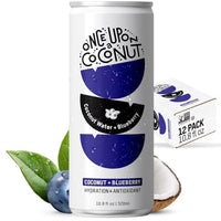 Thumbnail for Image 1 of Default Title for the product ONCE UPON A COCONUT Premium Blueberry Coconut Water - 10.8 Fl Oz (Pack of 12)