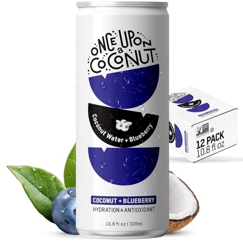 Image 1 of Default Title for the product ONCE UPON A COCONUT Premium Blueberry Coconut Water - 10.8 Fl Oz (Pack of 12)