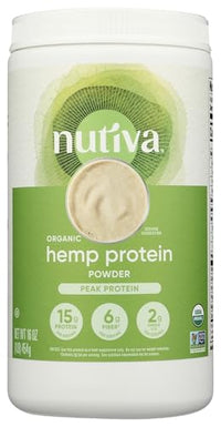 Thumbnail for Image 2 of 1 Pound (Pack of 1) for the product Nutiva Organic Cold-Pressed Raw Hemp Seed Protein Powder, 3 Pound