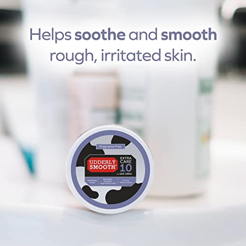 Image 4 of UDDERLY SMOOTH Extra Care Hand, Body & Foot Cream with 10% Urea, 8fl oz