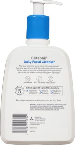 Image 3 of Cetaphil Daily Facial Cleanser, Normal to Oily Skin, 16 Fl Oz