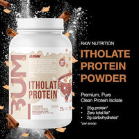 Thumbnail for Image 2 of RAW Whey Protein Powder Isolate Cinnamon Crunch 1.7 lbs