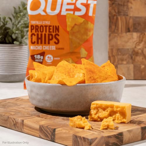 Image 5 of Quest Nutrition Nacho Cheese Tortilla Style Protein Chips, 1.1 oz (Pack of 4)
