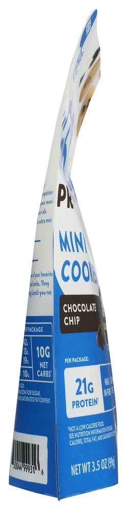 Image 4 of HIGHKEY Mini Protein Chocolate Chip Cookies, 3.5 OZ