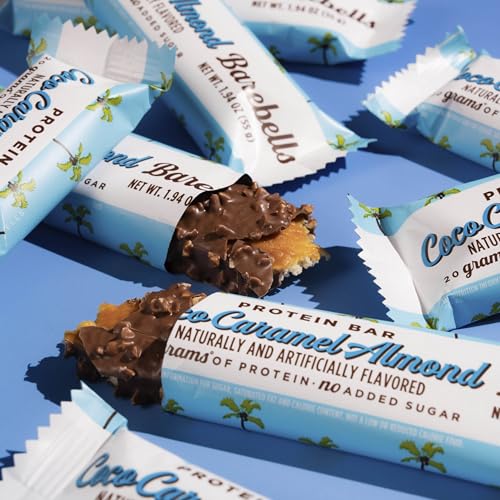 Image 6 of BAREBELLS Protein Bars Coconut Caramel Almond - 12 Count, 20g High Protein Treats