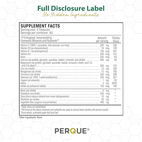 Image 6 of PERQUE Bone Guard Forte 20 240 Tablets