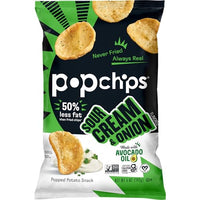 Thumbnail for Image 2 of popchips Popchips Potato Chips, Sour Cream & Onion, 4ct 5.0oz Share Bags