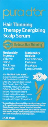 Thumbnail for Image 2 of PURA D'OR Hair Thinning Therapy Scalp Serum, 4 Fl Oz (Pack of 12)