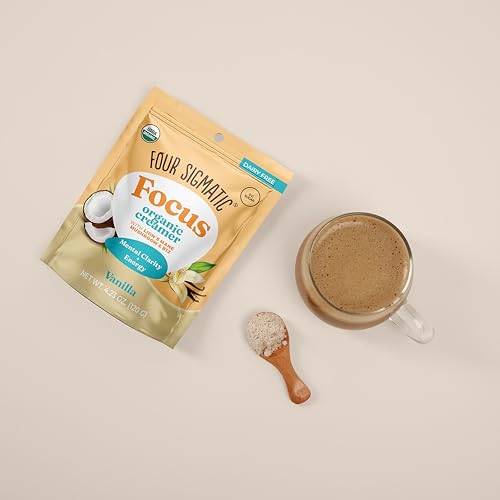 Image 4 of Four Sigmatic Focus Vanilla Coffee Creamer 4.23 oz Pack of 2