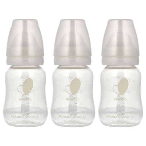 Image 3 of Evenflo Feeding Balance+ Bottles Standard Neck 4 oz 3 Pack