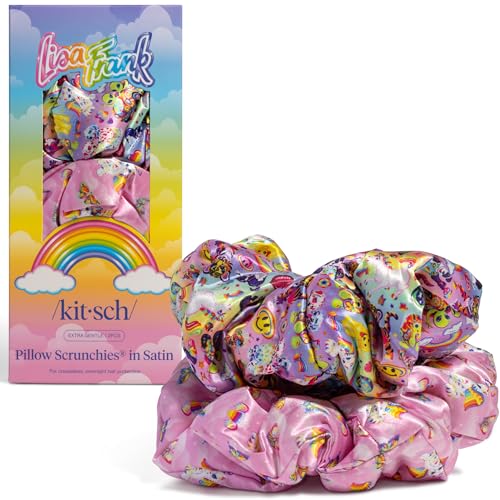 Image 30 of Lisa Frank for the product Kitsch Satin Scrunchies for Women