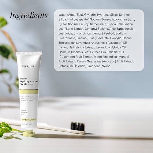 Image 6 of Boka Toothpaste - Nano Hydroxyapatite Toothpaste, Fluoride Free Toothpaste