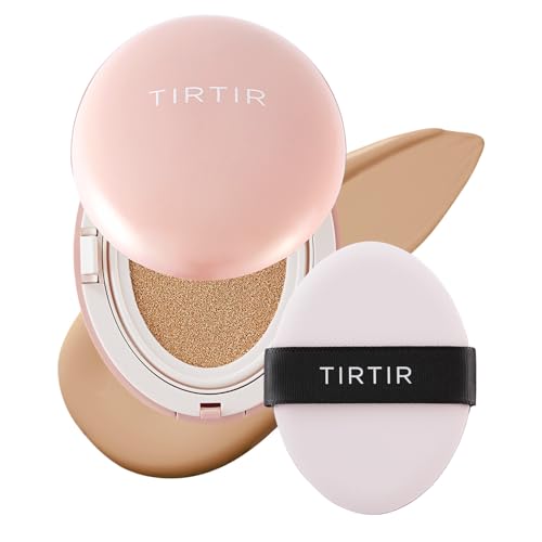 Image 29 of 25N Mocha / 0.63 Fl Oz (Pack of 1) for the product TIRTIR Mask Fit All Cover Pink Cushion Foundation