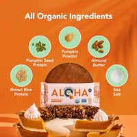 Thumbnail for Image 3 of ALOHA Organic Plant Based Protein Bars - Pumpkin Spice, 12 Count