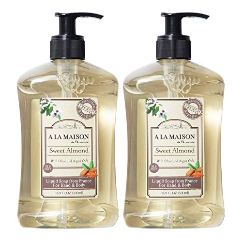 Image 1 of Default Title for the product A LA MAISON Sweet Almond French Liquid Hand Soap 16.9 oz 2 Pack