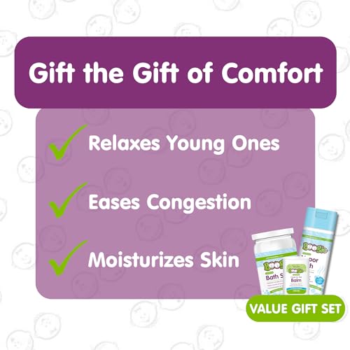 Image 3 of Boogie Baby Spa Kit Gift Set - Bath Salts, Head-to-Toe Balm, & Vapor Bath