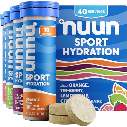 Image 1 of Default Title for the product Nuun Sport Electrolyte Tablets Mixed Flavors, GF & Vegan, 4 Pack