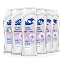 Thumbnail for Image 1 of Default Title for the product Dial Body Wash, Healthy & Sensitive Waterlily, 16 fl oz, Pack of 6