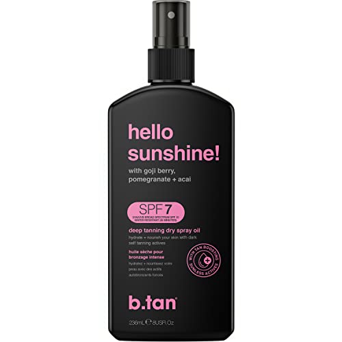 Image 1 of Default Title for the product B.TAN 7 SPF Tanning Oil - Dark Intensifier Dry Spray