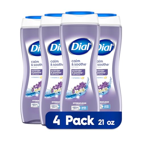 Image 1 of Default Title for the product Dial Body Wash, Lavender & Jasmine, 21 Ounce (Pack of 4)