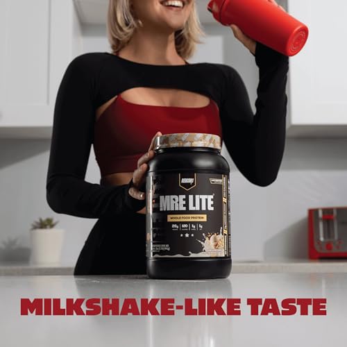 Image 5 of REDCON1 MRE LITE Whole Food Protein Powder, Vanilla Milkshake - Lactose Free & Sugar Free Meal Replacement with Animal Protein Blends - Easy to Digest Formula - Only 1g Carb per Serving (30 Servings)