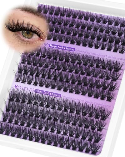 Image 1 of Default Title for the product EYDEVRO Wispy Lash Clusters Natural Eyelash Clusters DIY Lash Extensions