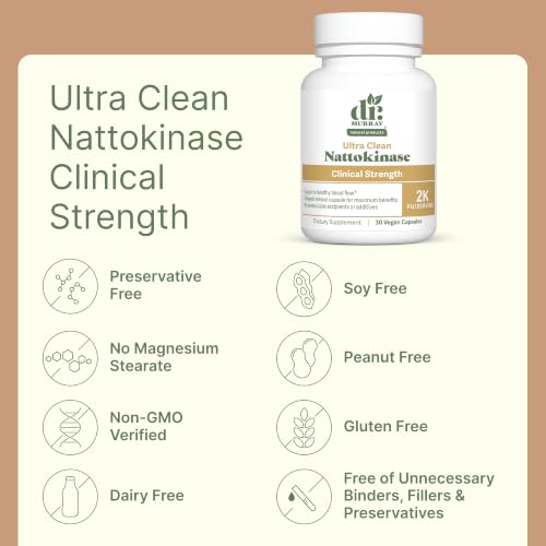 Image 4 of Dr. Murray's Nattokinase 2,000 FU Delayed-Release Vegan Caps