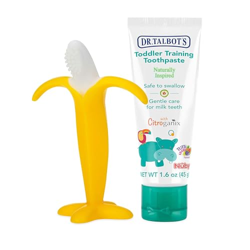 Image 1 of Default Title for the product Dr. Talbot's Training Toothpaste and Nuby NanaNubs Banana Toothbrush
