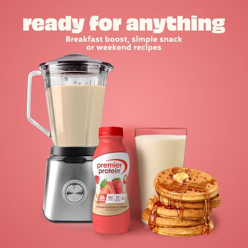 Image 5 of Premier Protein 30g High Protein Shake, Strawberries & Cream, 12 Pack