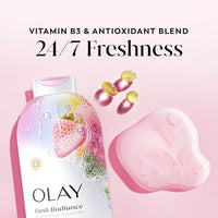 Thumbnail for Image 3 of Olay Body Wash for Women, Fresh Radiance, 24 fl oz