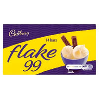 Thumbnail for Image 1 of Default Title for the product Cadbury Flake 99 Crumbliest Milk Chocolate 14 Bars Box 114g