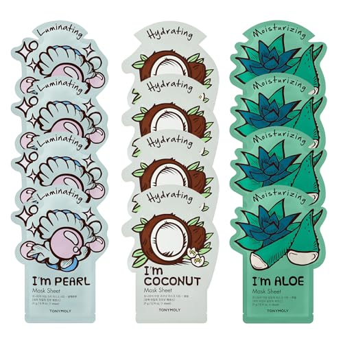 Image 1 of Default Title for the product TONYMOLY I'm Face Sheet Masks - Hydrating & Soothing Korean Skincare