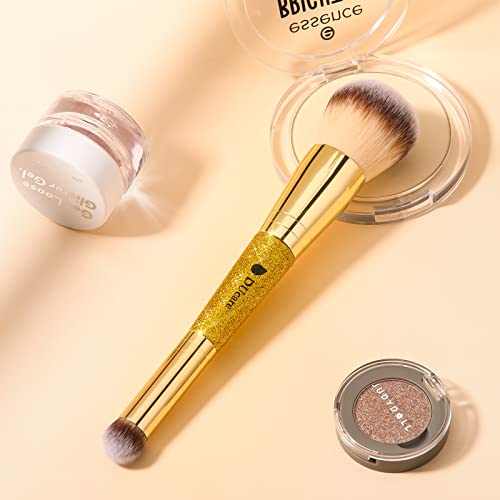 Image 5 of DUcare Powder Brush Concealer Foundation Makeup Brushes Double Ended