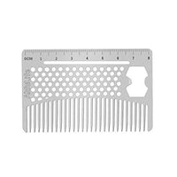 Thumbnail for Image 3 of Multifunctional Metal Comb - Silver (1pcs) for the product AhfuLife Metal Hair&Beard Comb